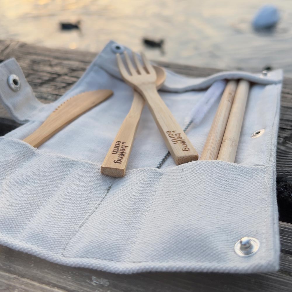 Bamboo Pouch Cutlrey