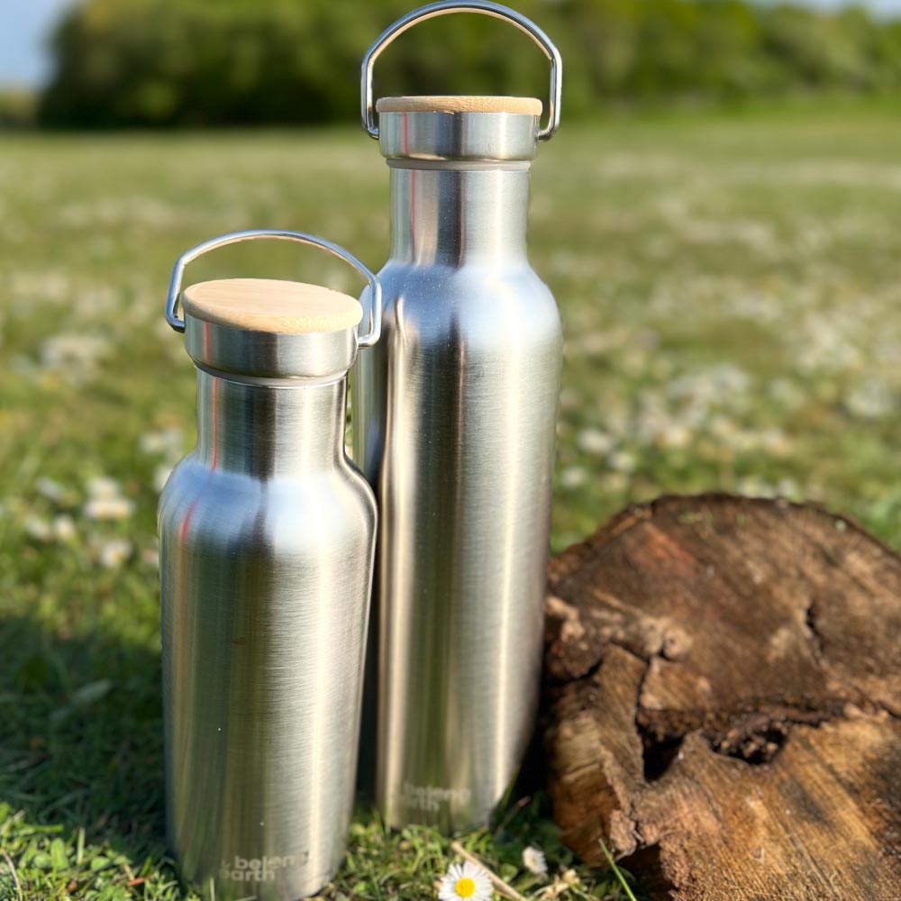 Bamboo Lid Thermos Bottle