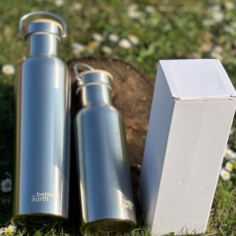 Bamboo Lid Thermos Bottle